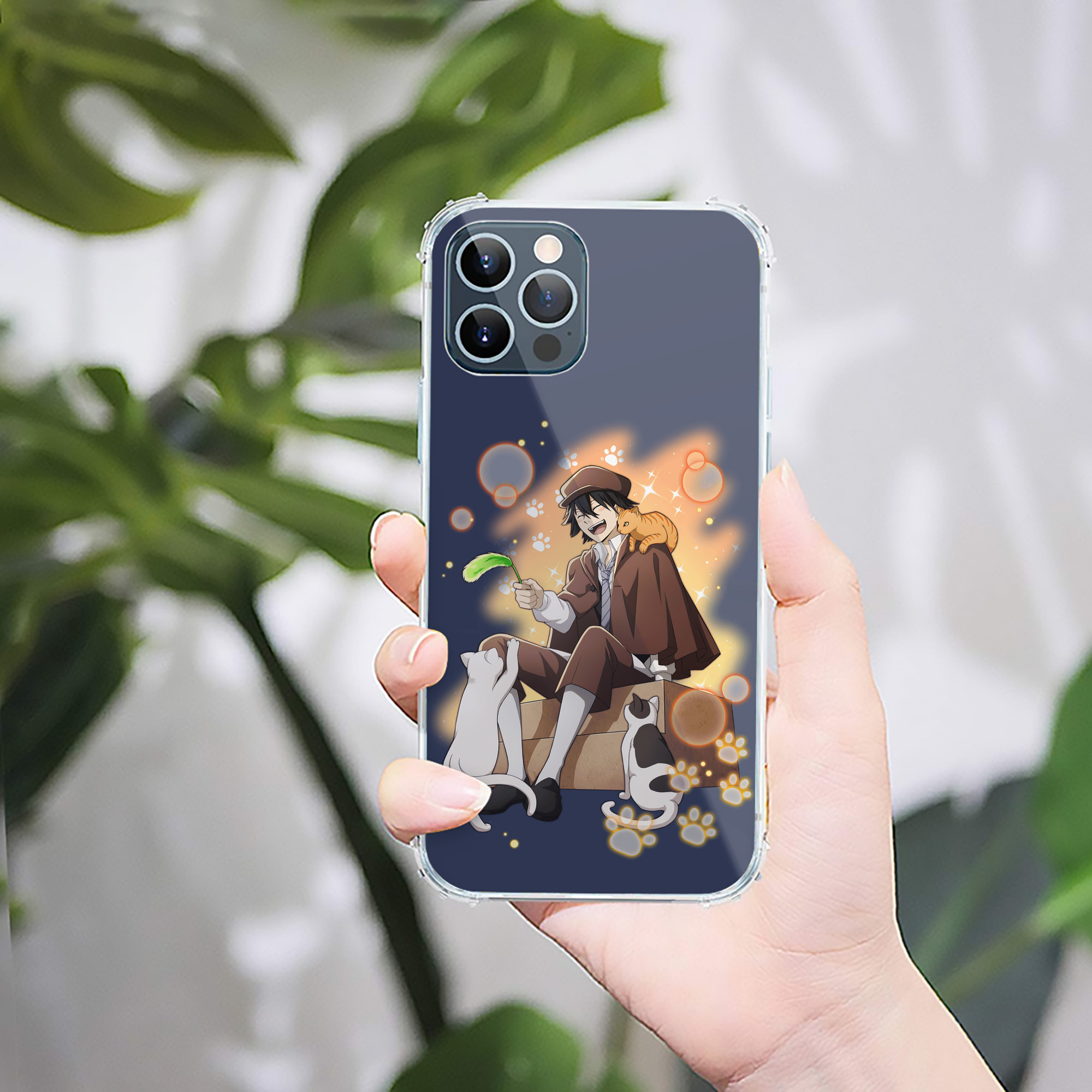 （画像用） 文豪ストレイドッグス Bungo Stray Dogs 【iPhone 12シリーズ対応】透明スマホケース（クリアソフトケース）